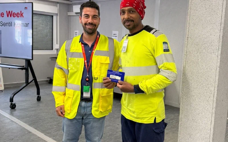 Onze collega verkozen tot Beste Medewerker Veiligheid
