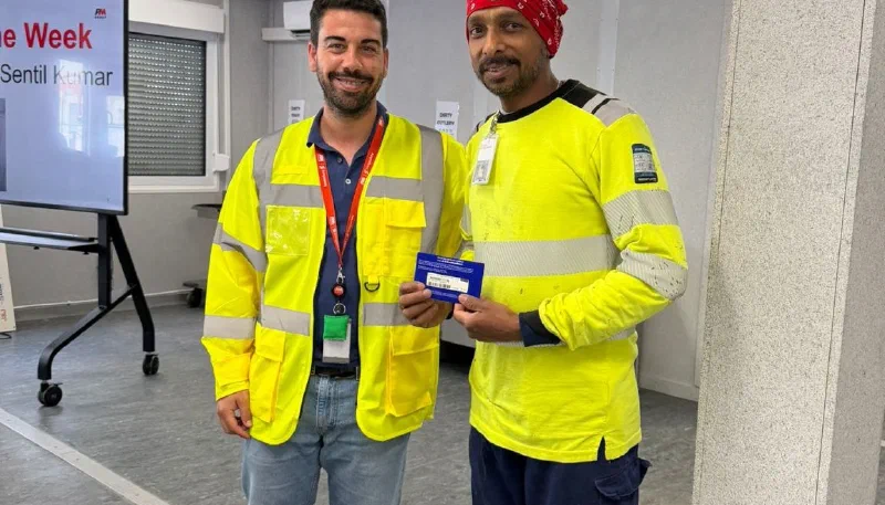 Onze collega verkozen tot Beste Medewerker Veiligheid