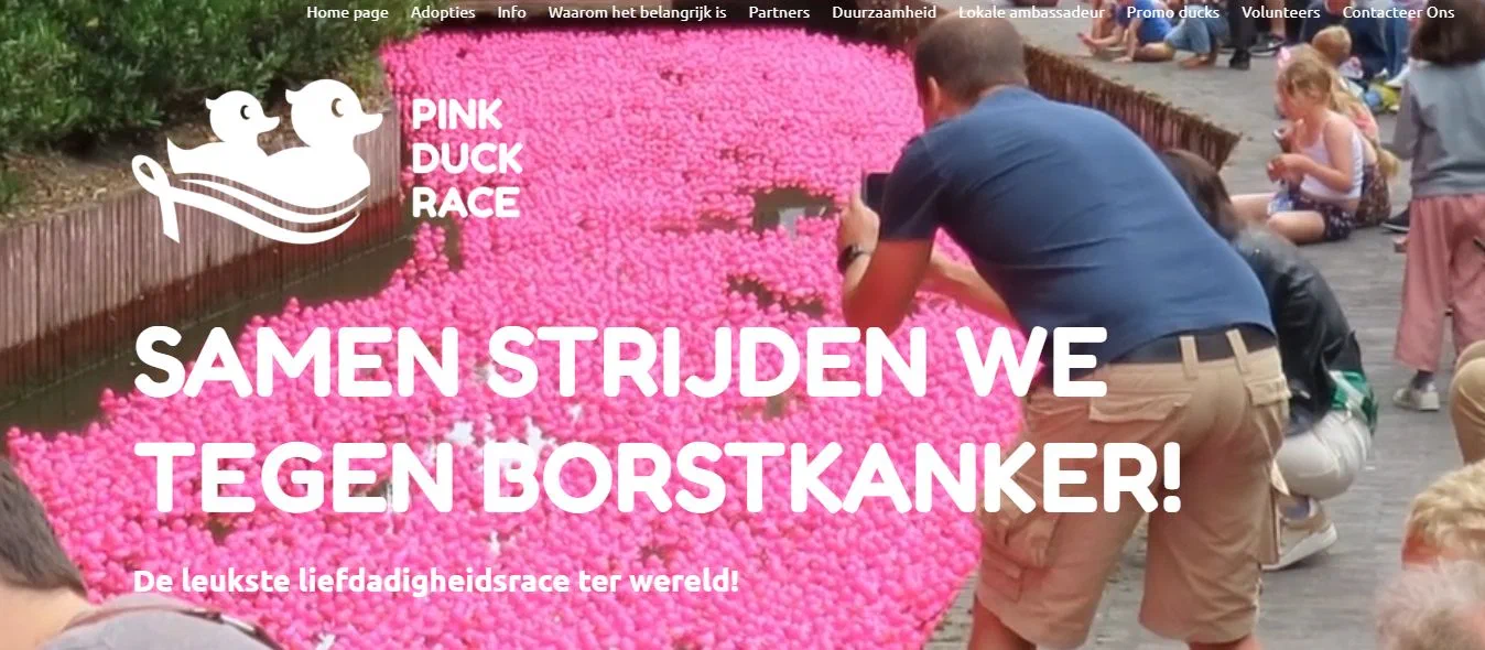 Wij steunen de Pink Duck Race