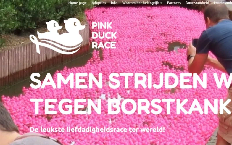 Wij steunen de Pink Duck Race